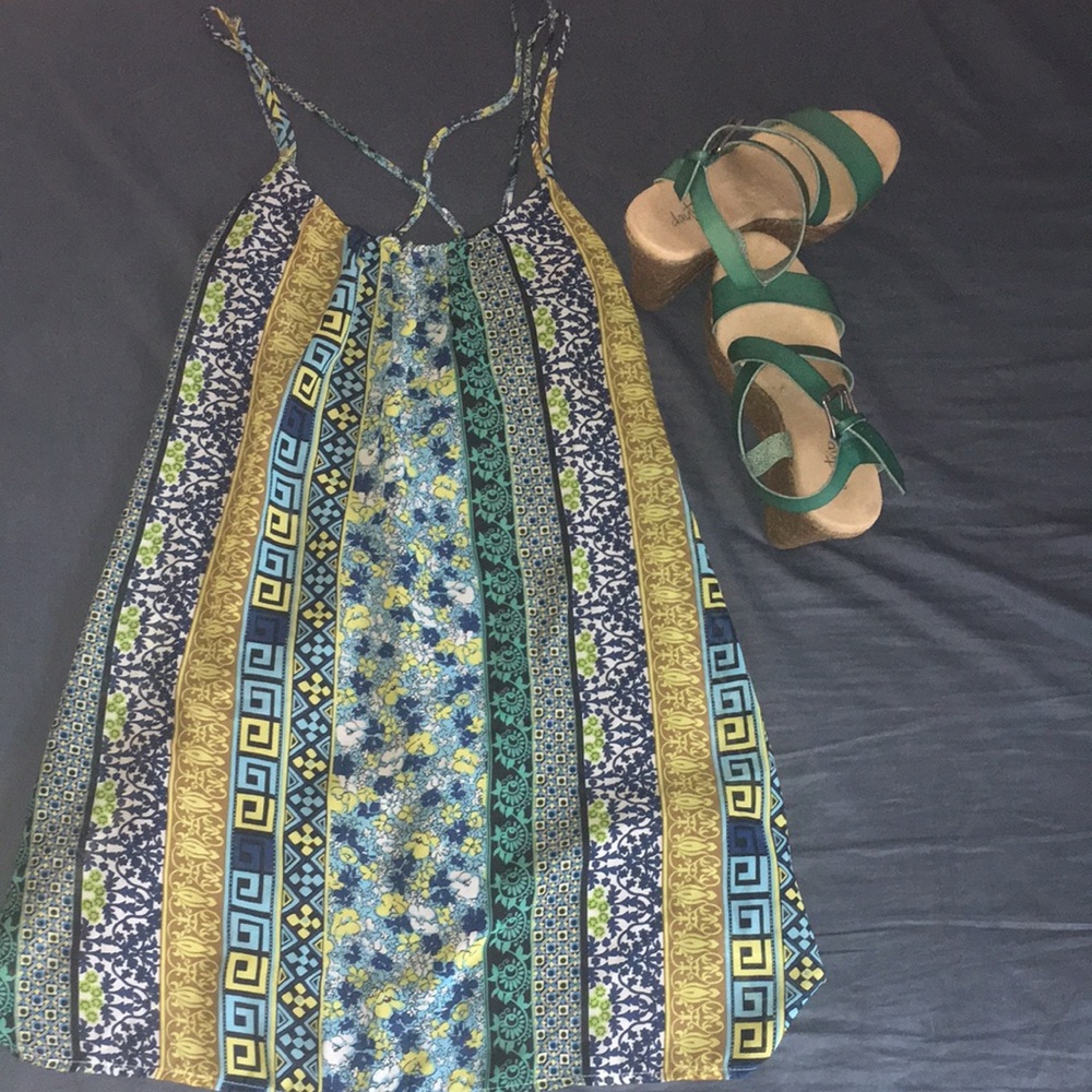 Strappy back dress